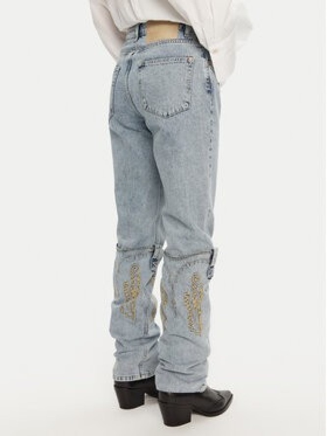 One Teaspoon Jeansy 26712 Niebieski Straight Fit