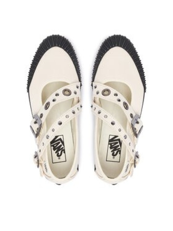 Vans Półbuty Mary Jane Straps VN000D9AKIG1 Kremowy