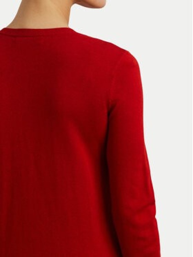 LAUREN RALPH LAUREN Sweter 200919114016 Czerwony Slim Fit