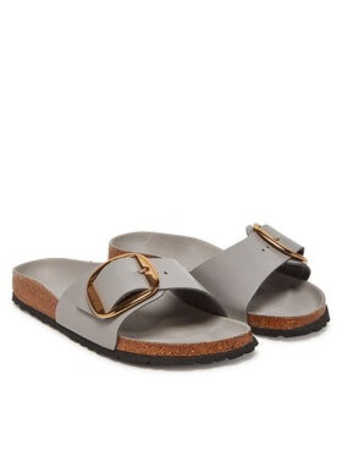 Birkenstock Klapki Madrid Big Buckle Hex 1029534 Szary