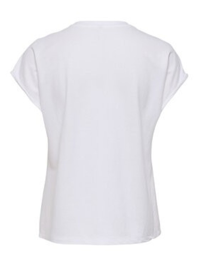 ONLY T-Shirt Jany 15372108 Biały Regular Fit