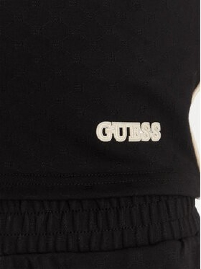 Guess Top V6GP17 K3215 Czarny Regular Fit