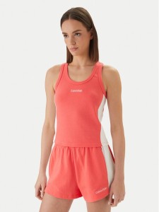 Calvin Klein Swimwear Top LV00Q61152 Różowy Slim Fit