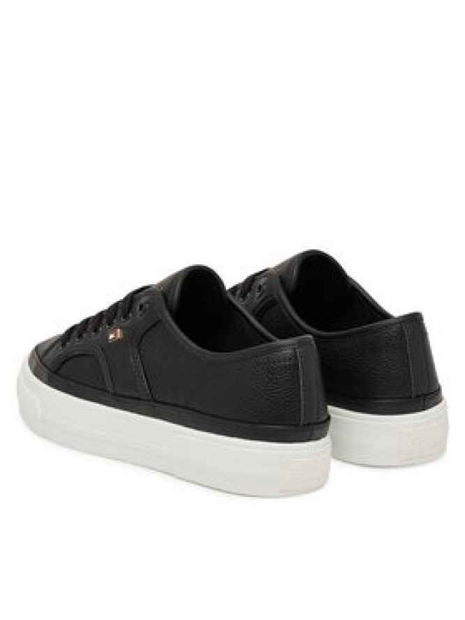 Tommy Hilfiger Sneakersy Platform Vulc Piping Ltr FW0FW09393 Czarny