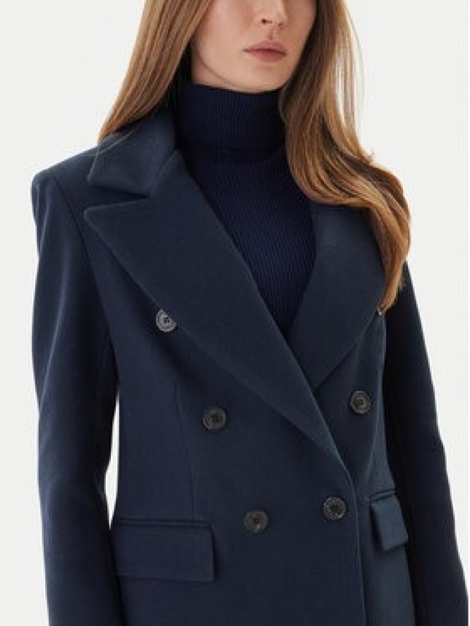 Maryley Płaszcz przejściowy 25IB807/01BL Granatowy Regular Fit