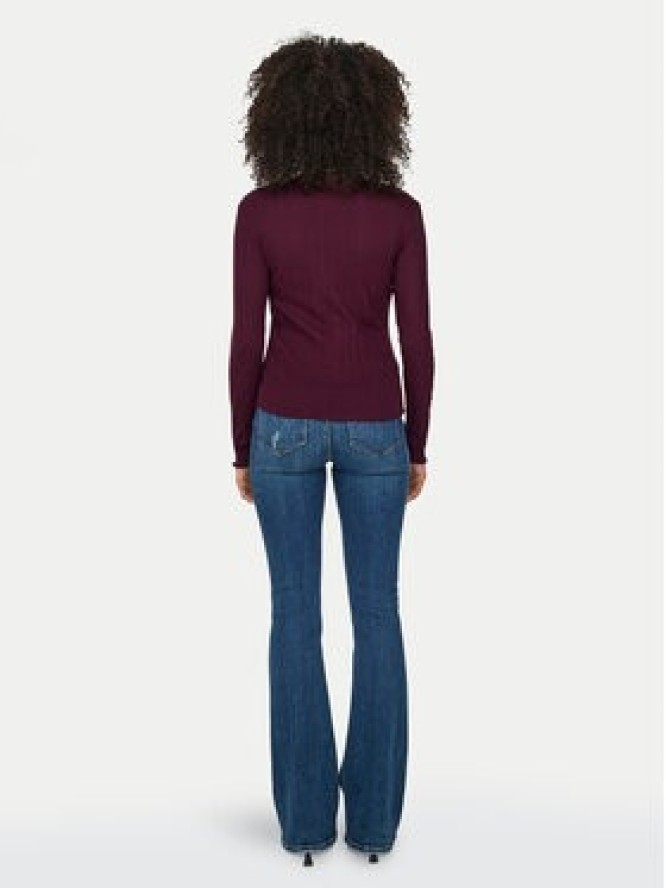 ONLY Bluzka Carlotta 15291987 Fioletowy Regular Fit