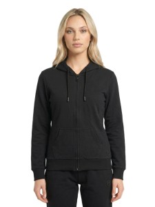 Bluza damska z kapturem zapinana na zamek Never Without