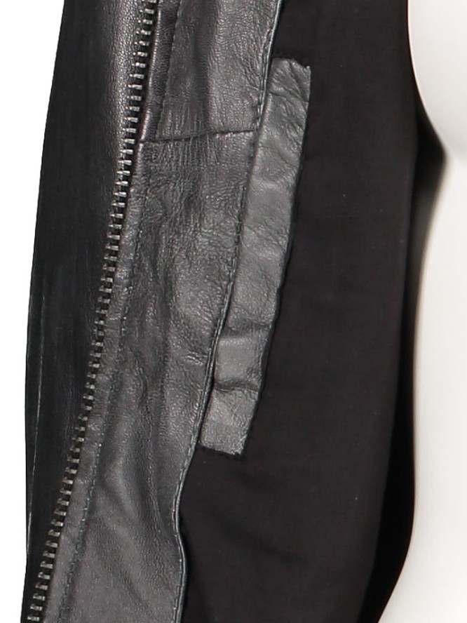 BLUE MONKEY Skórzana kurtka "Helia" w kolorze ciemnoszarym rozmiar: XL