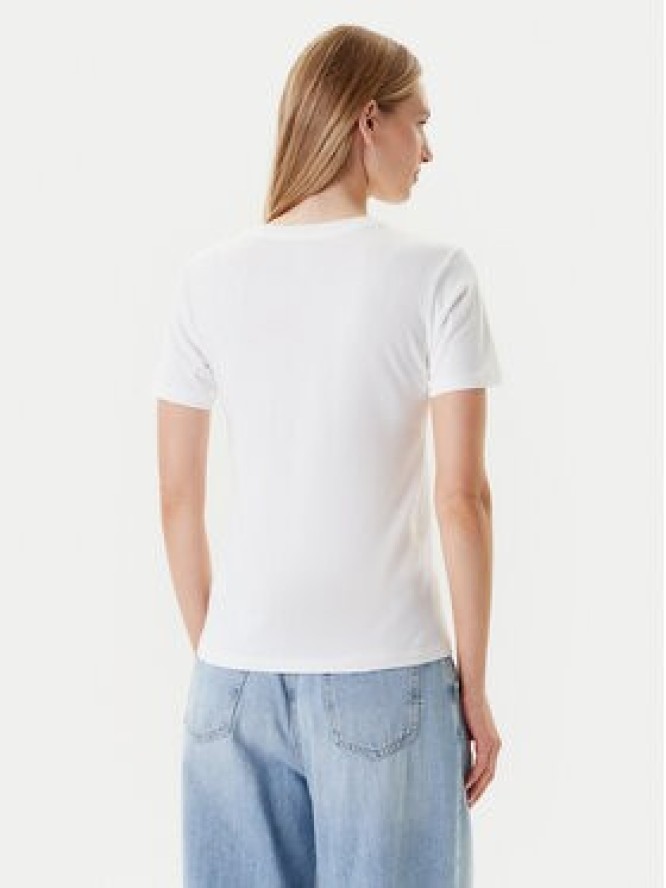 Converse T-Shirt Floral Chuck Taylor 10027751-A01 Biały Regular Fit