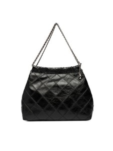 Tory Burch Torebka Fleming Soft Distressed Hobo Bag 165170 Czarny