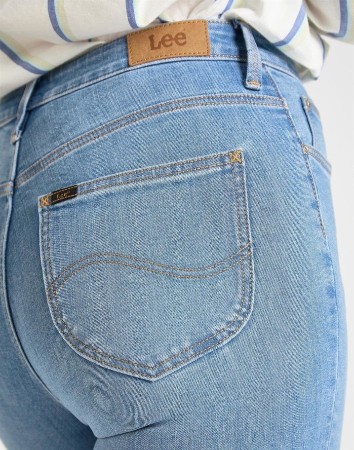 SPODNIE DAMSKIE LEE SCARLETT HIGH LIGHT FLORIN L626MOHR 112114288