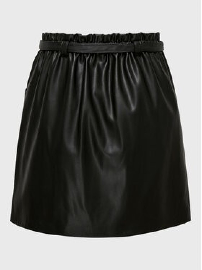 ONLY Spódnica z imitacji skóry Heidi 15229099 Czarny Regular Fit