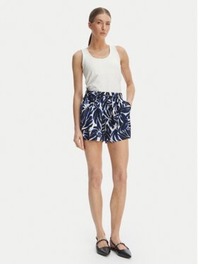 ONLY Szorty materiałowe Nova 15317850 Granatowy Regular Fit