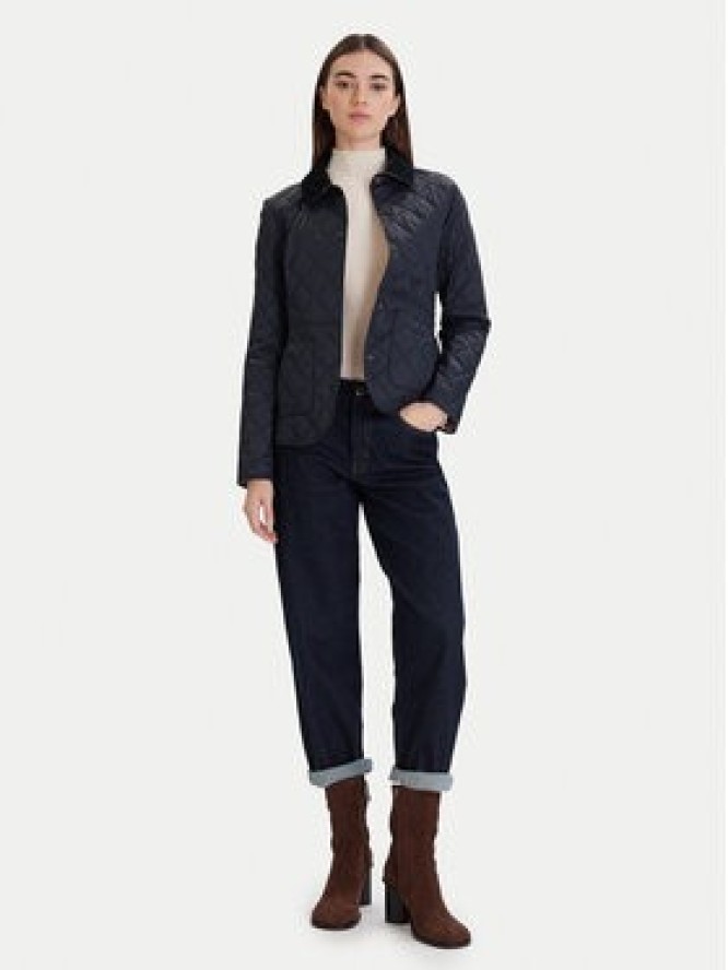 Barbour Kurtka przejściowa Deveron Quilted LQU1012NY71 Granatowy Regular Fit