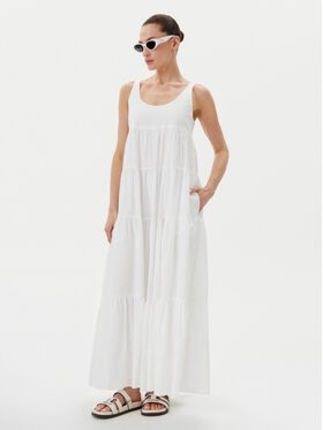 MICHAEL Michael Kors Sukienka letnia MS582WLF4C Biały Regular Fit