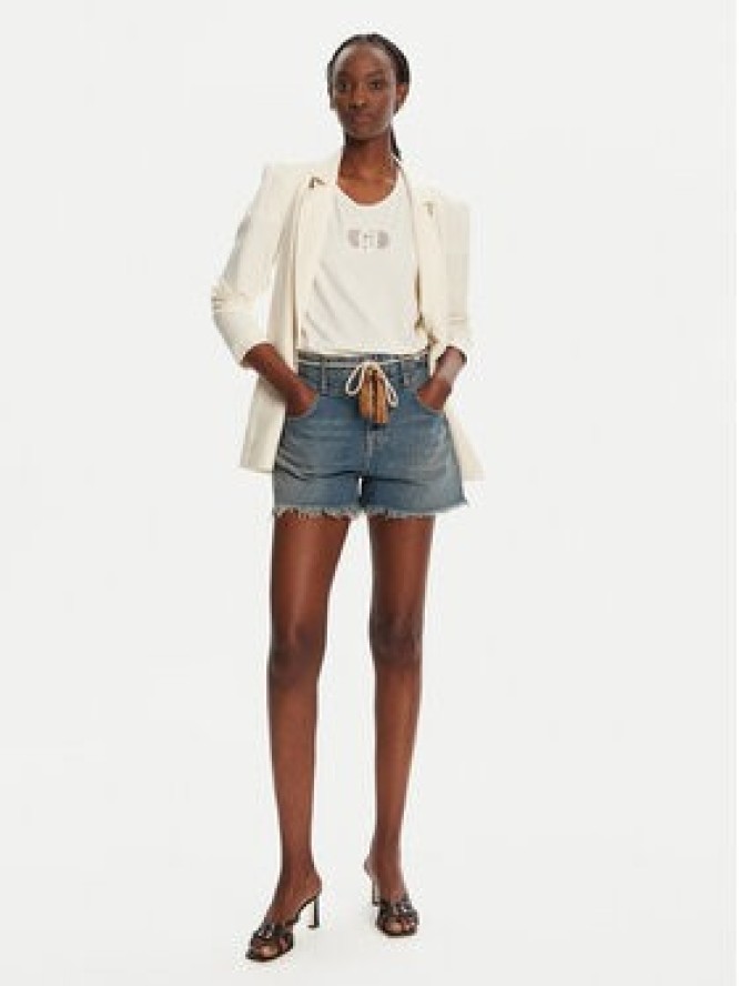 Liu Jo Szorty jeansowe UA5152 D0244 Niebieski Regular Fit