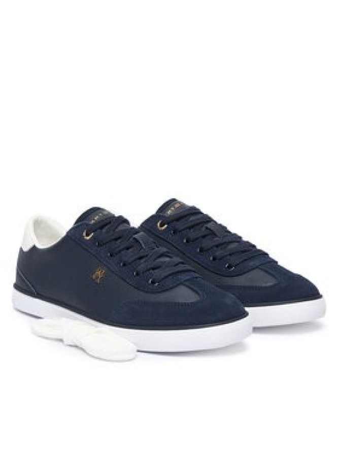 Tommy Hilfiger Sneakersy Th Chic Low Vulc FW0FW09391 Granatowy
