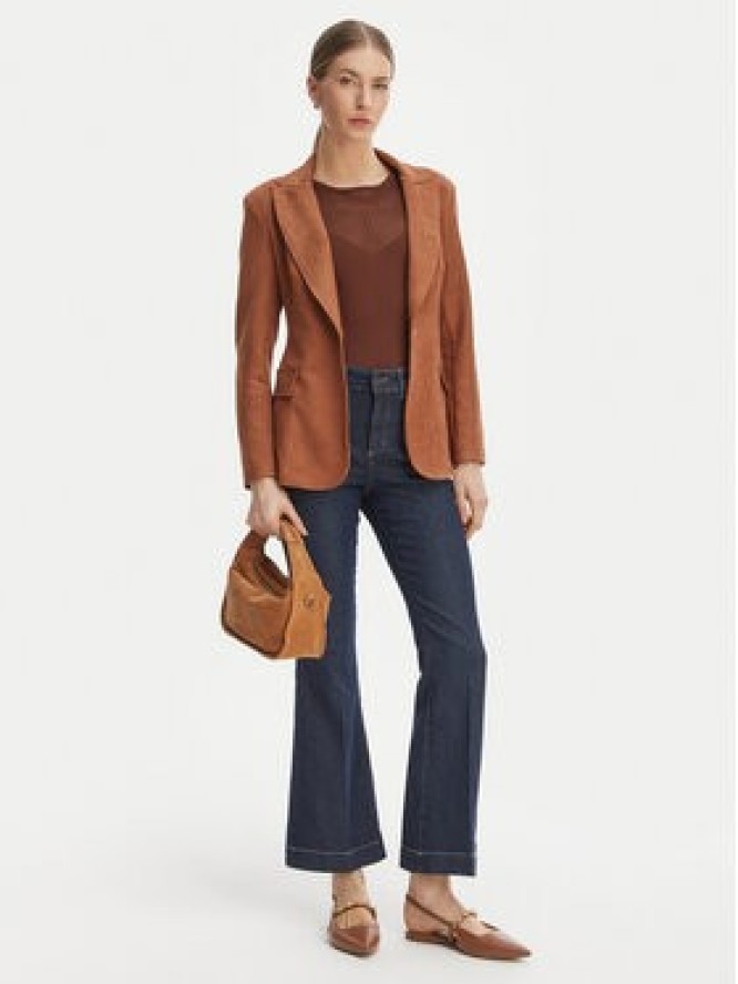 Rinascimento Jeansy CFC0127957003 Granatowy Bootcut Fit