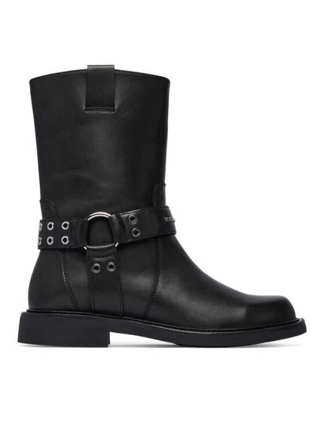 Karl Lagerfeld Jeans Botki Sadie KL47466 Czarny