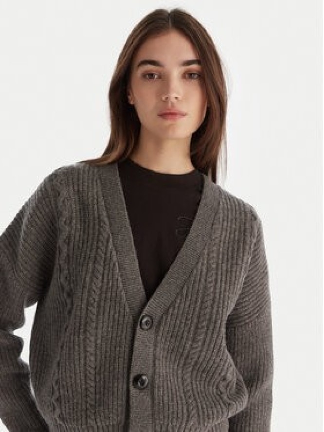 G-Star Raw Kardigan Cable D27729-D770 Szary Relaxed Fit