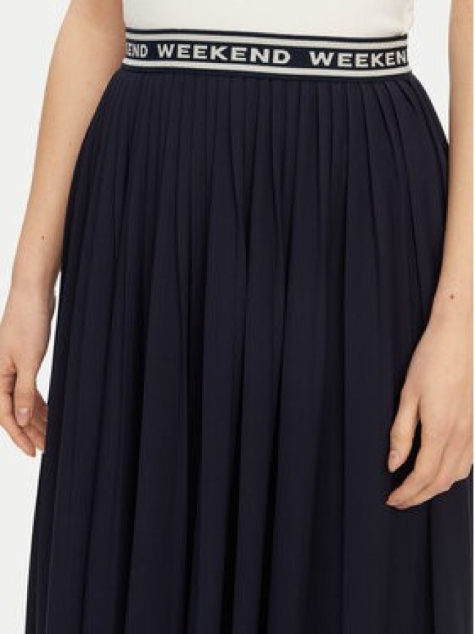 Weekend Max Mara Spódnica plisowana Bleu 2515771031 Granatowy Regular Fit