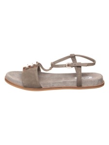 Clarks Skórzane sandały "Agean Cool" w kolorze szarobrązowym rozmiar: 40