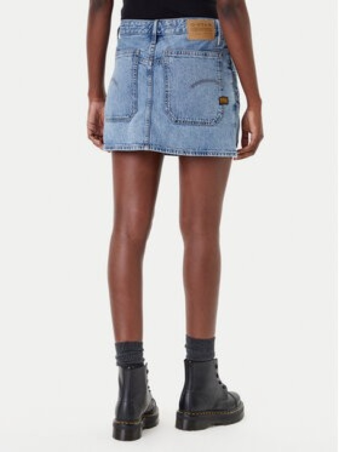 G-Star Raw Spódnica jeansowa D27703-D536 Niebieski Regular Fit