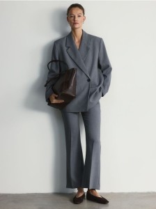 Torebka shopper - ciemnobrązowy