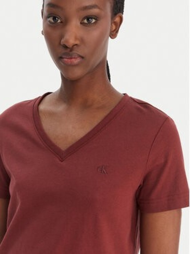 Calvin Klein Jeans T-Shirt LV047B205G Brązowy Relaxed Fit