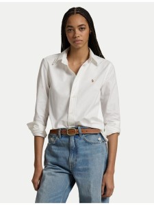 Polo Ralph Lauren Koszula 211941520002 Biały Slim Fit