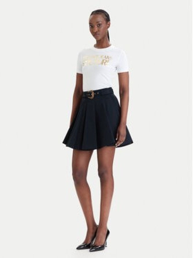 Versace Jeans Couture Spódnica plisowana 80HAE801 N0715 Czarny Regular Fit