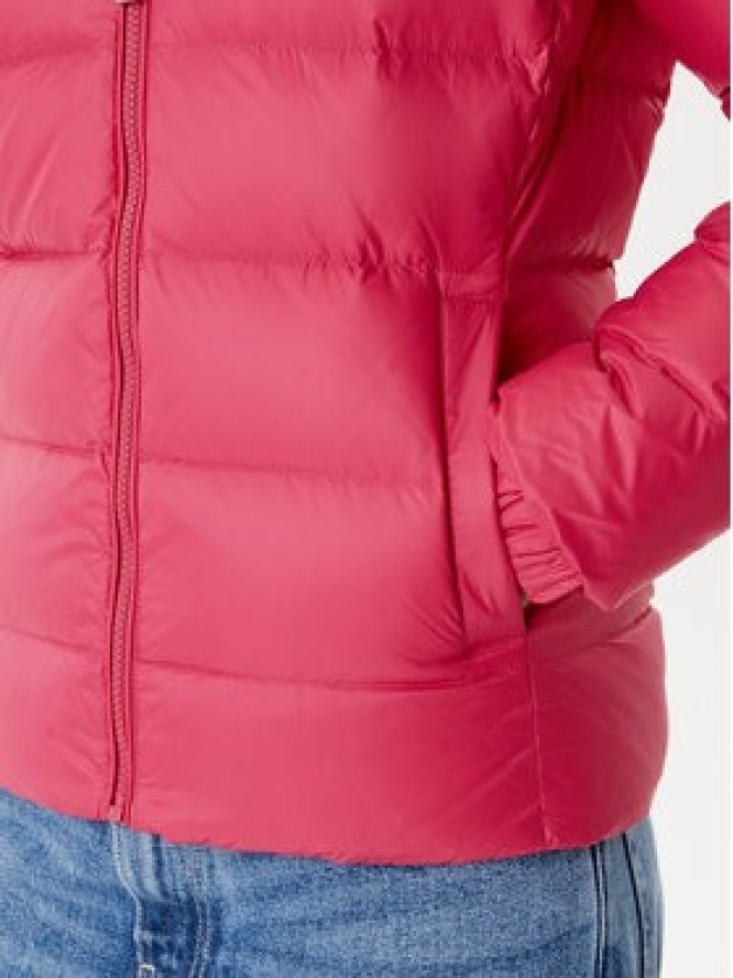 Tommy Jeans Kurtka puchowa Basic DW0DW18312 Czerwony Slim Fit