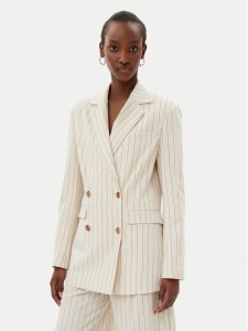 Fracomina Marynarka FR25SJ3003W761D4 Écru Slim Fit