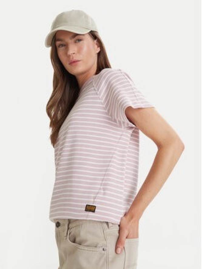 G-Star Raw T-Shirt D24512-D979 Fioletowy Regular Fit