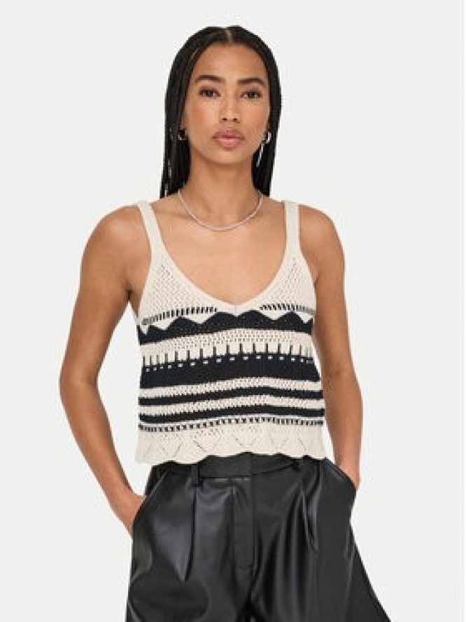 ONLY Top Merida 15344404 Czarny Regular Fit