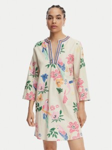 LOLA CASADEMUNT Sukienka letnia LS2616036 Kolorowy Relaxed Fit