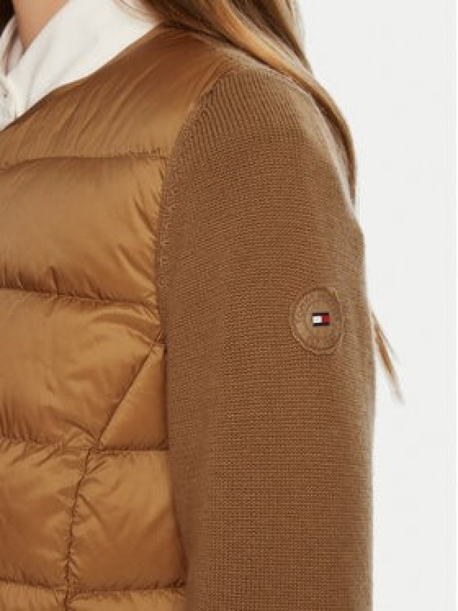 Tommy Hilfiger Kurtka puchowa WW0WW44343 Brązowy Slim Fit