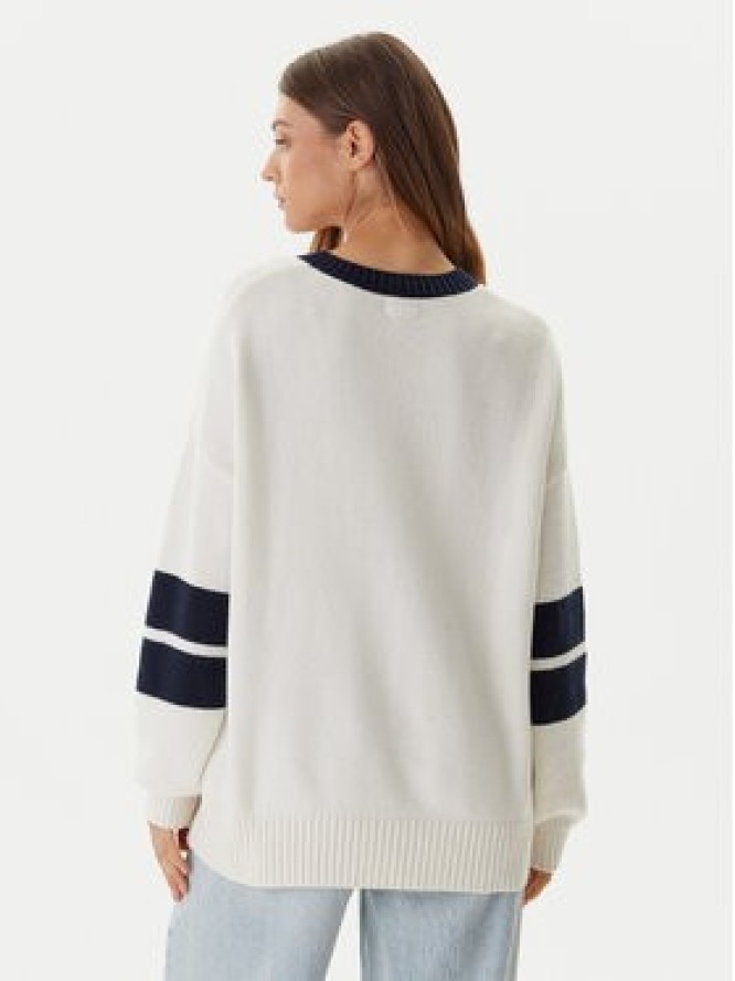 Guess Jeans Sweter W5BR10 Z0561 Écru Relaxed Fit