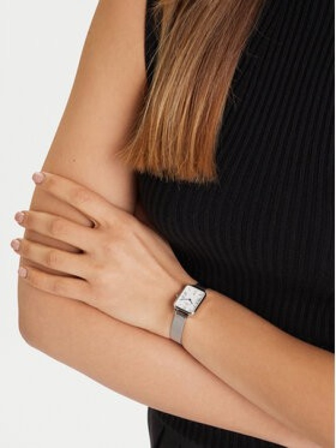 Daniel Wellington Zegarek Quadro Sterling Roman Numerals DW00100863 Srebrny