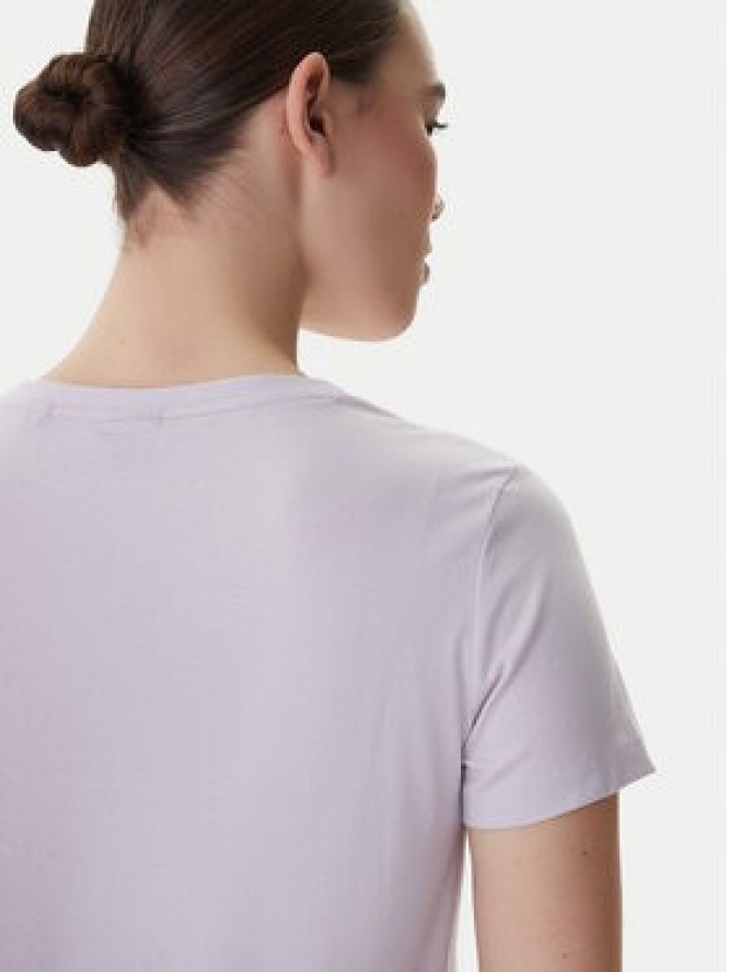 BOSS T-Shirt Elove 50554696 Fioletowy Slim Fit