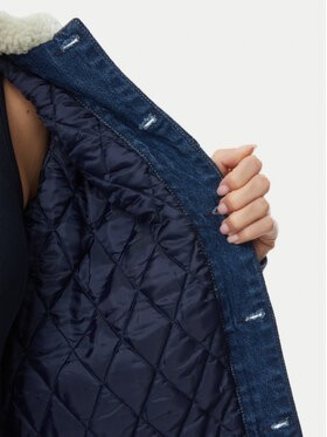 Tommy Jeans Kurtka jeansowa Archive Teddy DW0DW23519 Niebieski Regular Fit