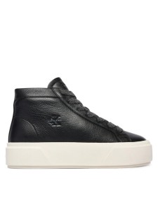 Calvin Klein Sneakersy Flatform Mid Laceup Lth Wl HW0HW03230 Czarny