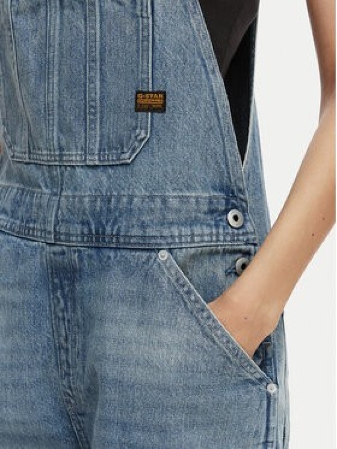 G-Star Raw Ogrodniczki D28887-D788 Niebieski Loose Fit
