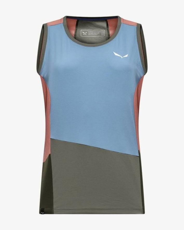 SALEWA Koszulka damska Puez Sporty Dry W Tank morning blue/multi-S