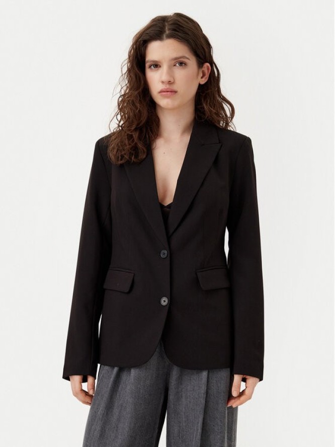 ONLY Marynarka Raven 15338389 Czarny Slim Fit