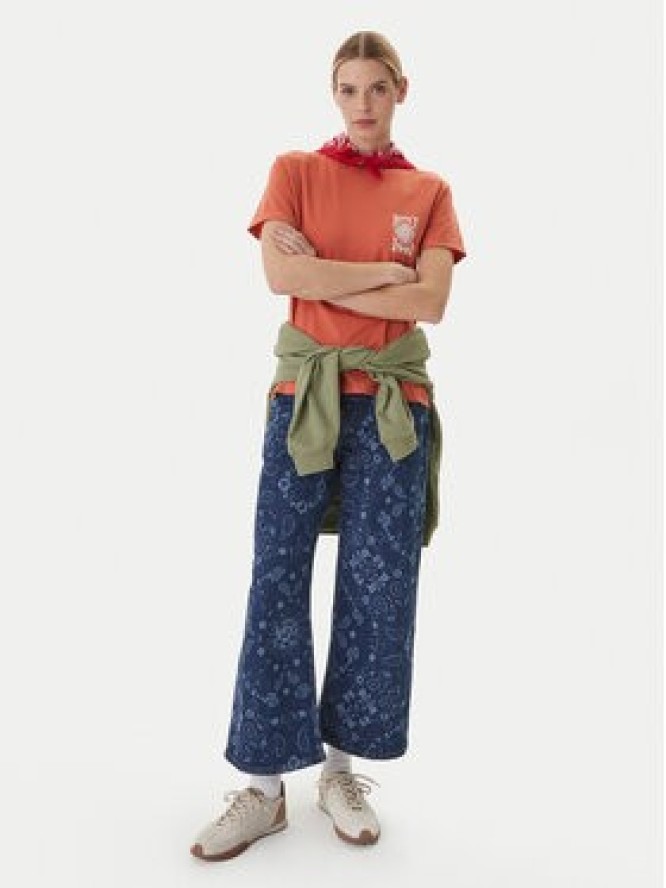 Roxy Jeansy Boogie Night ERJDP03332 Niebieski Wide Leg