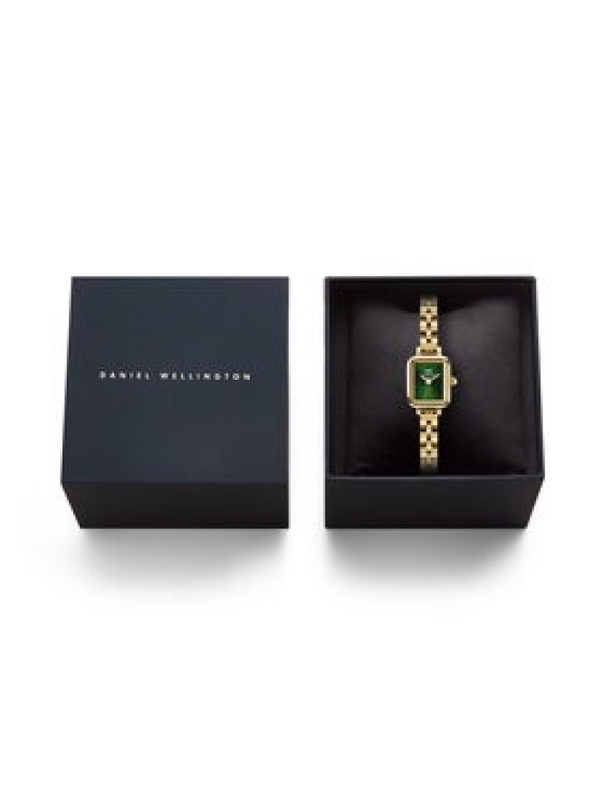 Daniel Wellington Zegarek Quadro Mini DW00100852 Złoty