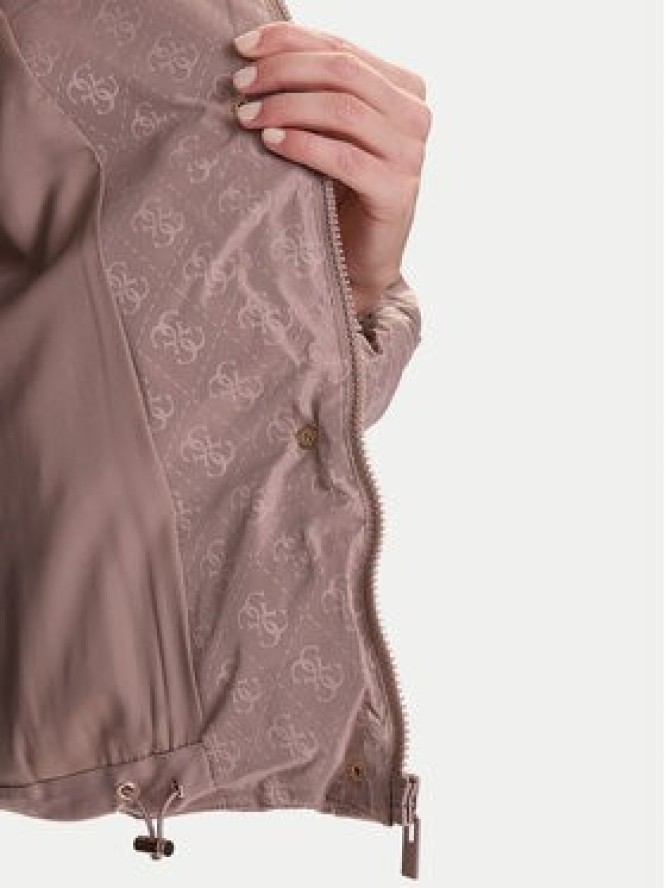 Guess Kurtka zimowa V5BL07 WGLW2 Beżowy Relaxed Fit