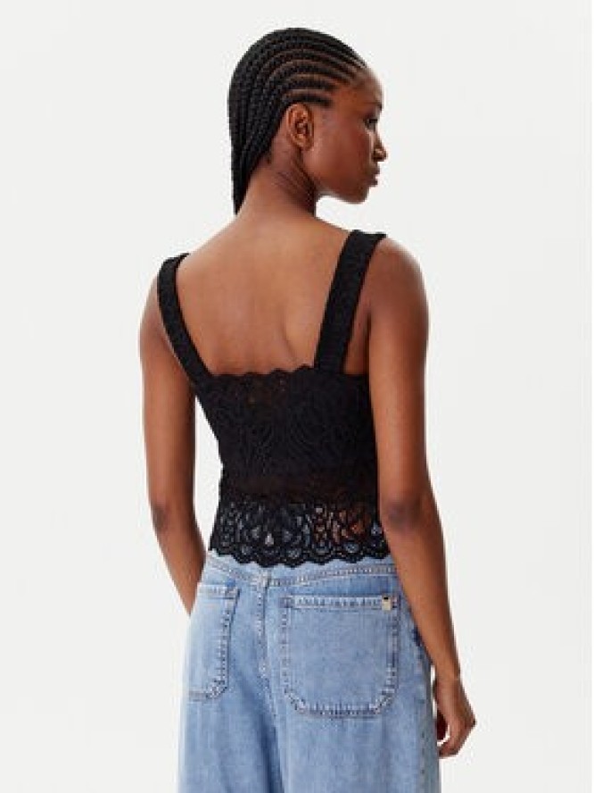 Morgan Bluzka 252-DANSIA Czarny Slim Fit