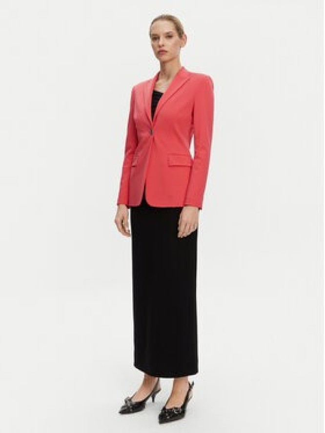 PINKO Marynarka 104903 A1L3 Koralowy Regular Fit